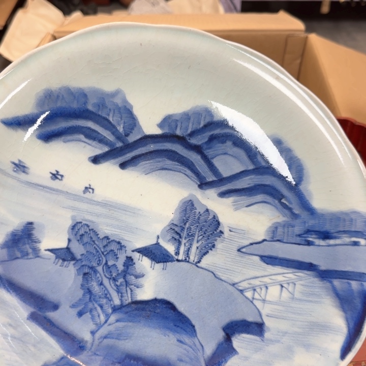 瓷片老*乐瓷质品工艺品