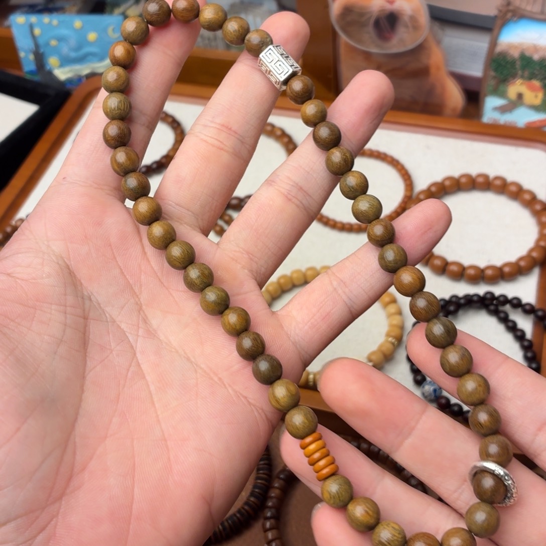 手串/手链维腊木（绿檀）