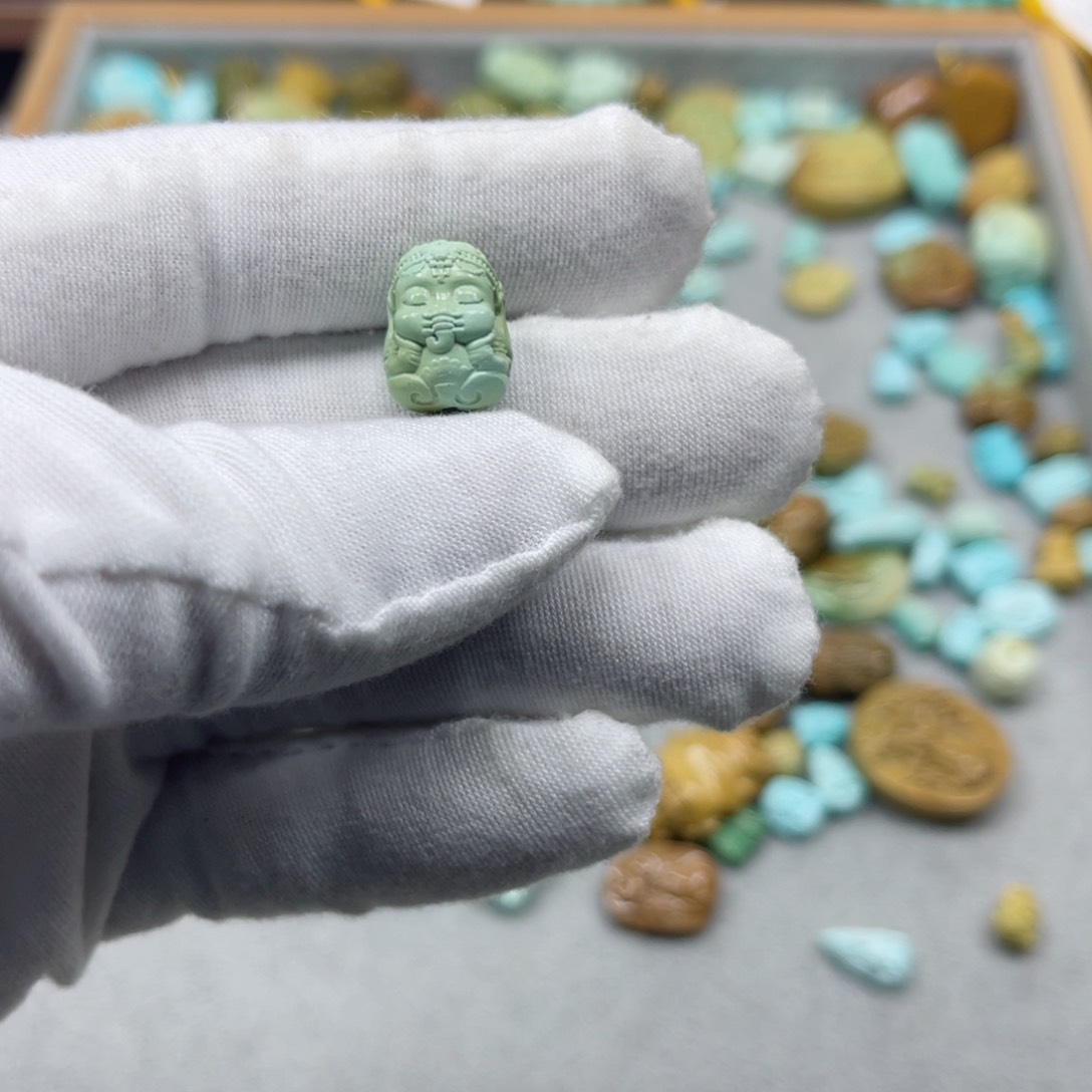 绿松石挂件未镶嵌