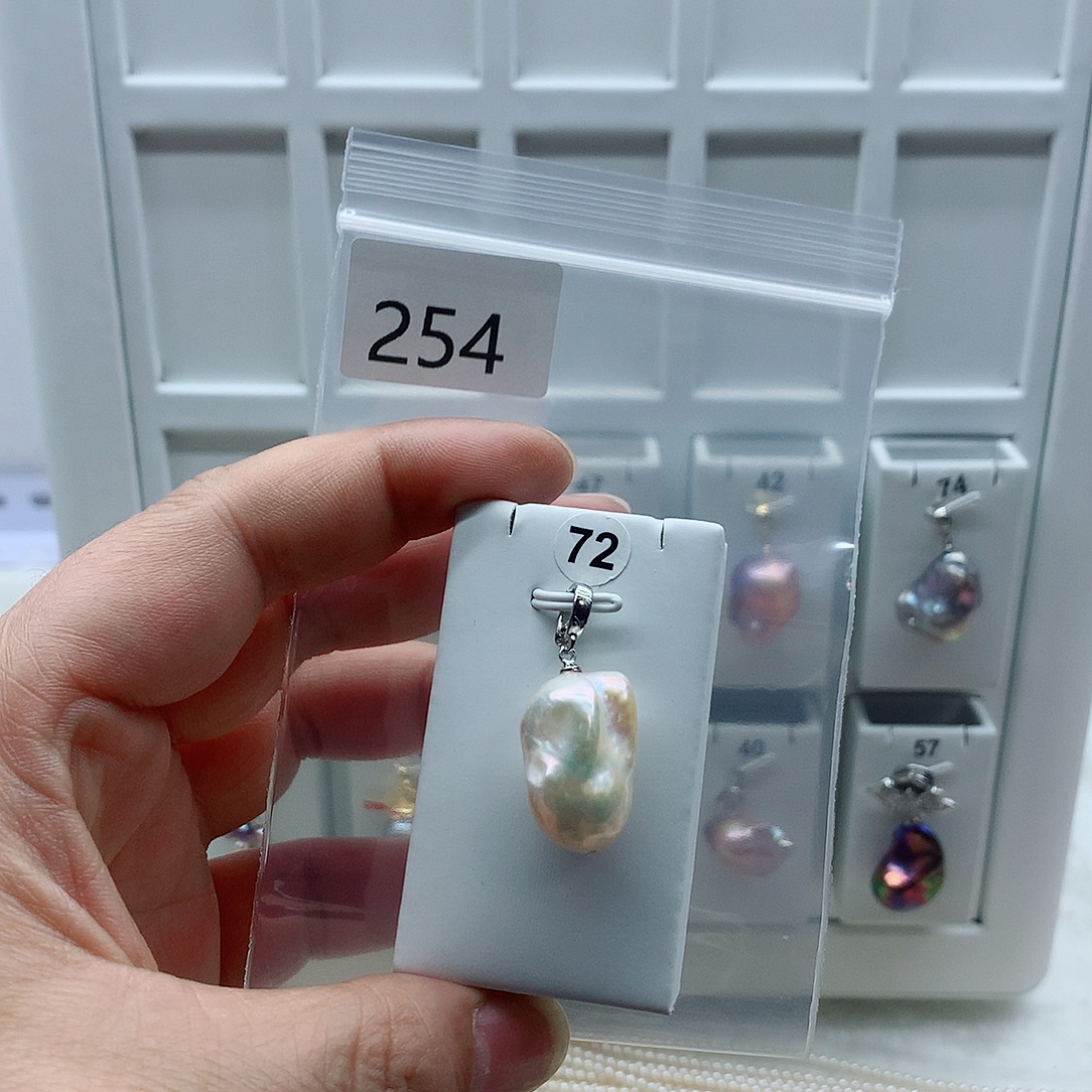 吊坠(不含链)淡水珍珠合金