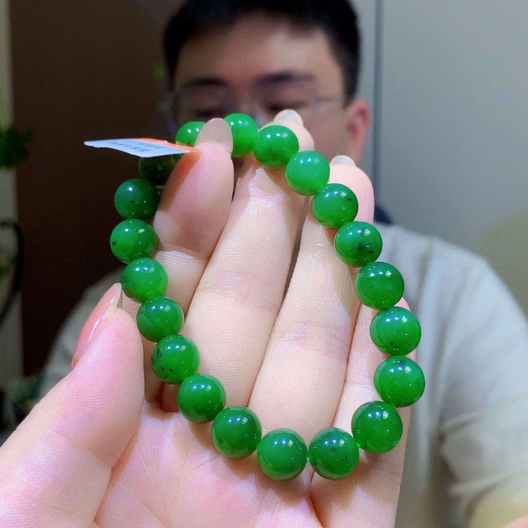 未镶嵌手链和田玉（碧玉）卡10