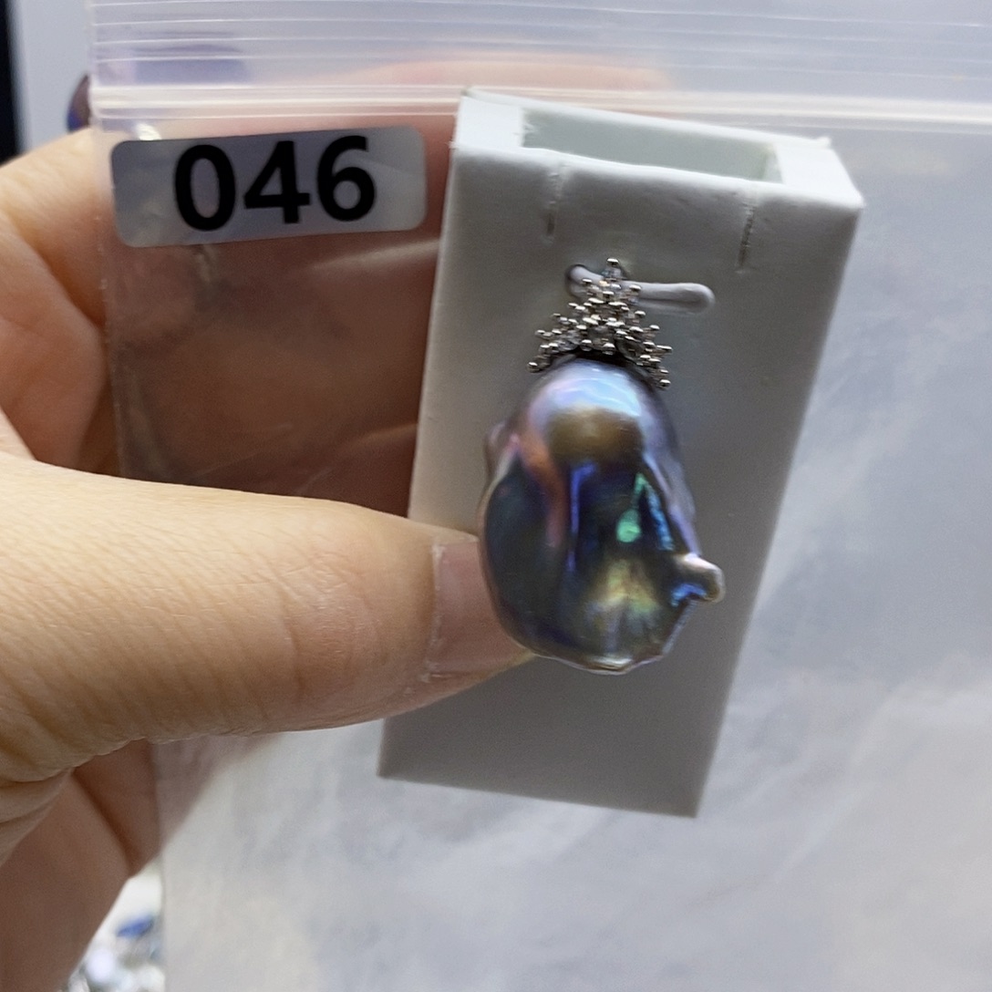 颈饰合金淡水珍珠