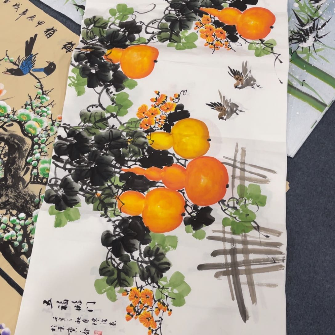 国画处理作品看好再拍哦