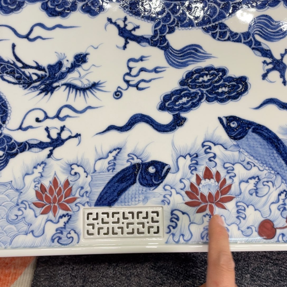 龙***叔景德镇陶瓷手工手绘