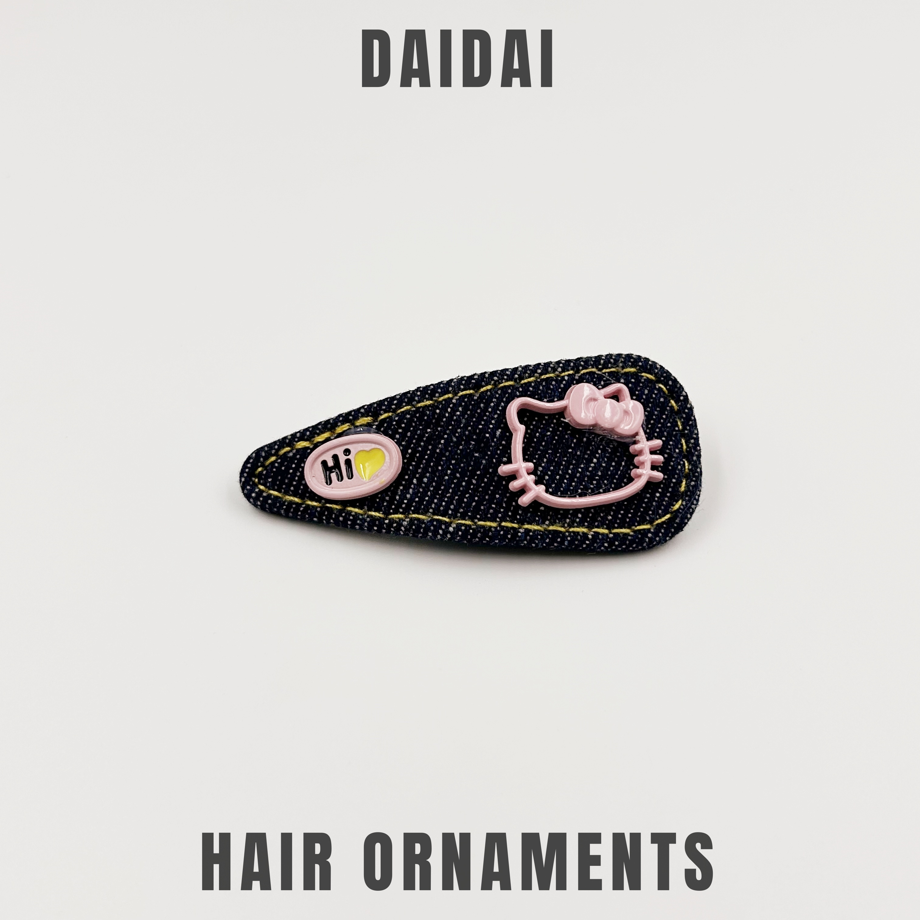 【夏日限定】轻奢设计款6601 粉色KT掰掰夹BB夹