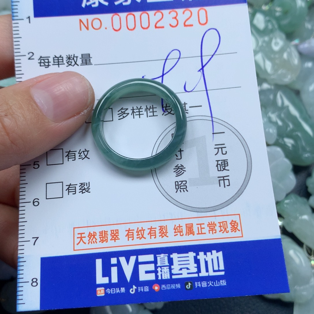颈饰未镶嵌翡翠 