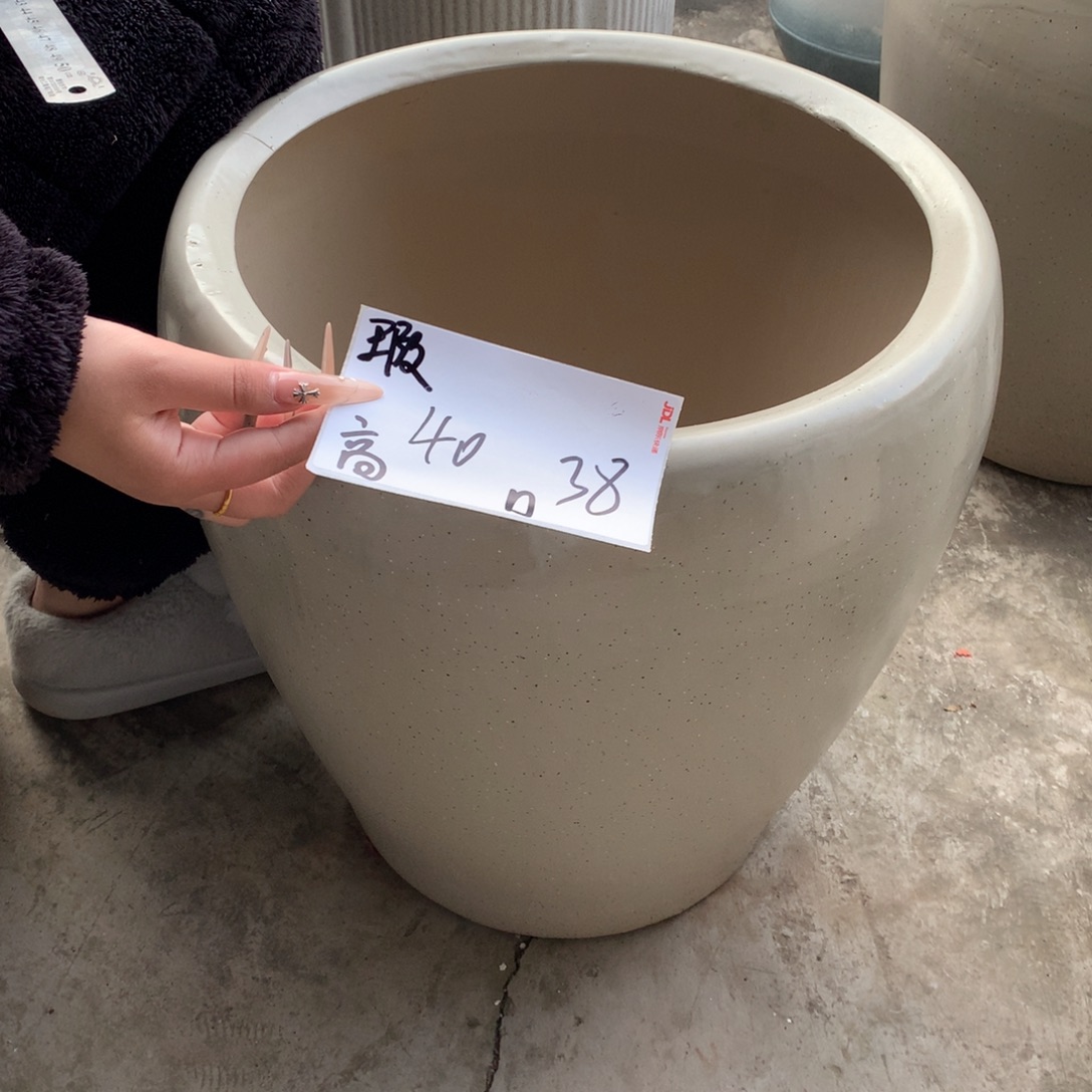 瑕疵高温陶瓷花盆
