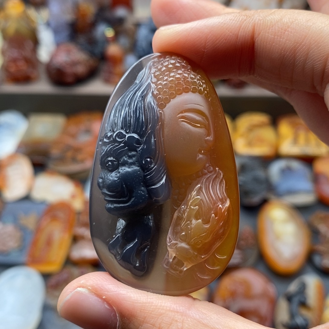 未镶嵌吊坠(不含链)玛瑙/玉髓