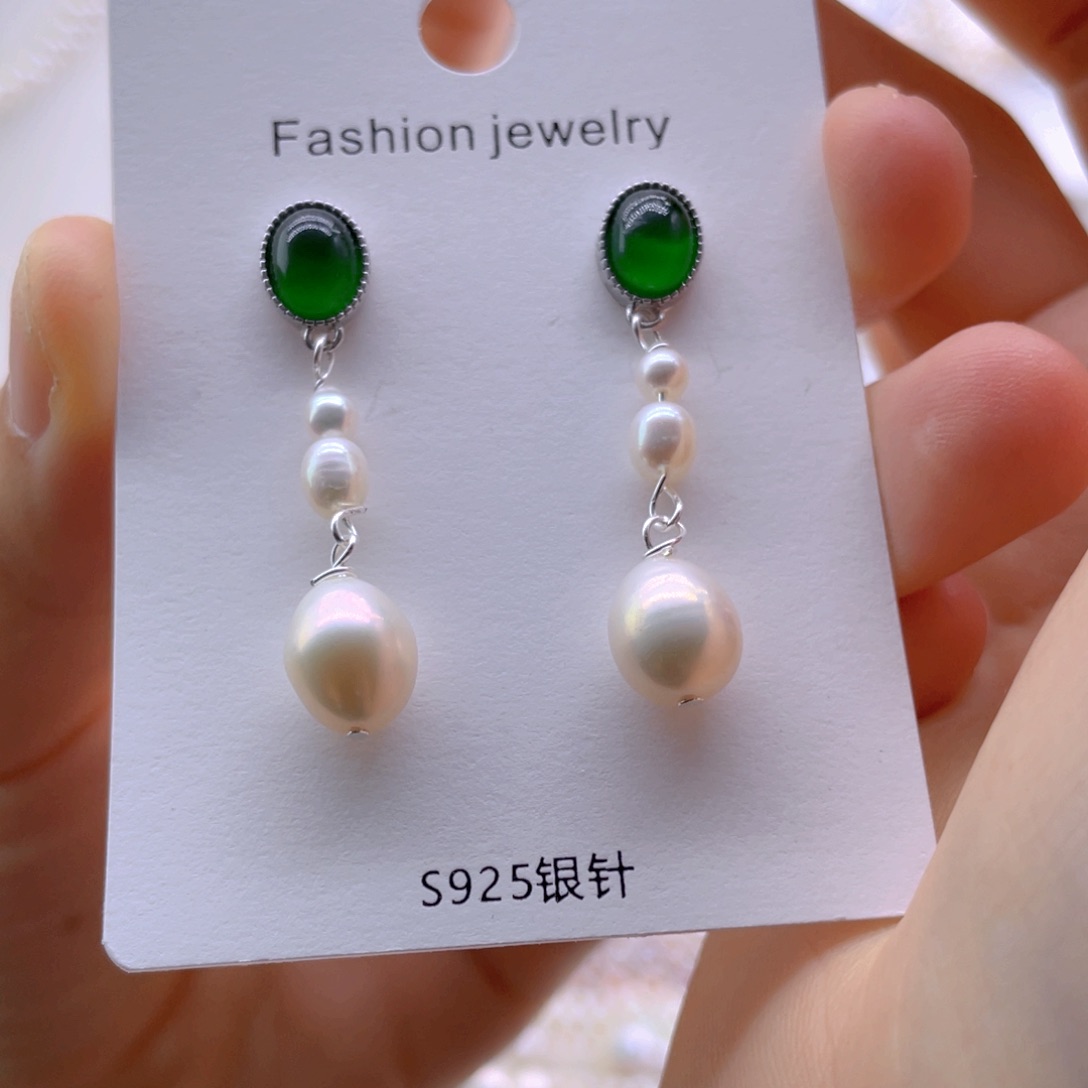 合金淡水珍珠项链