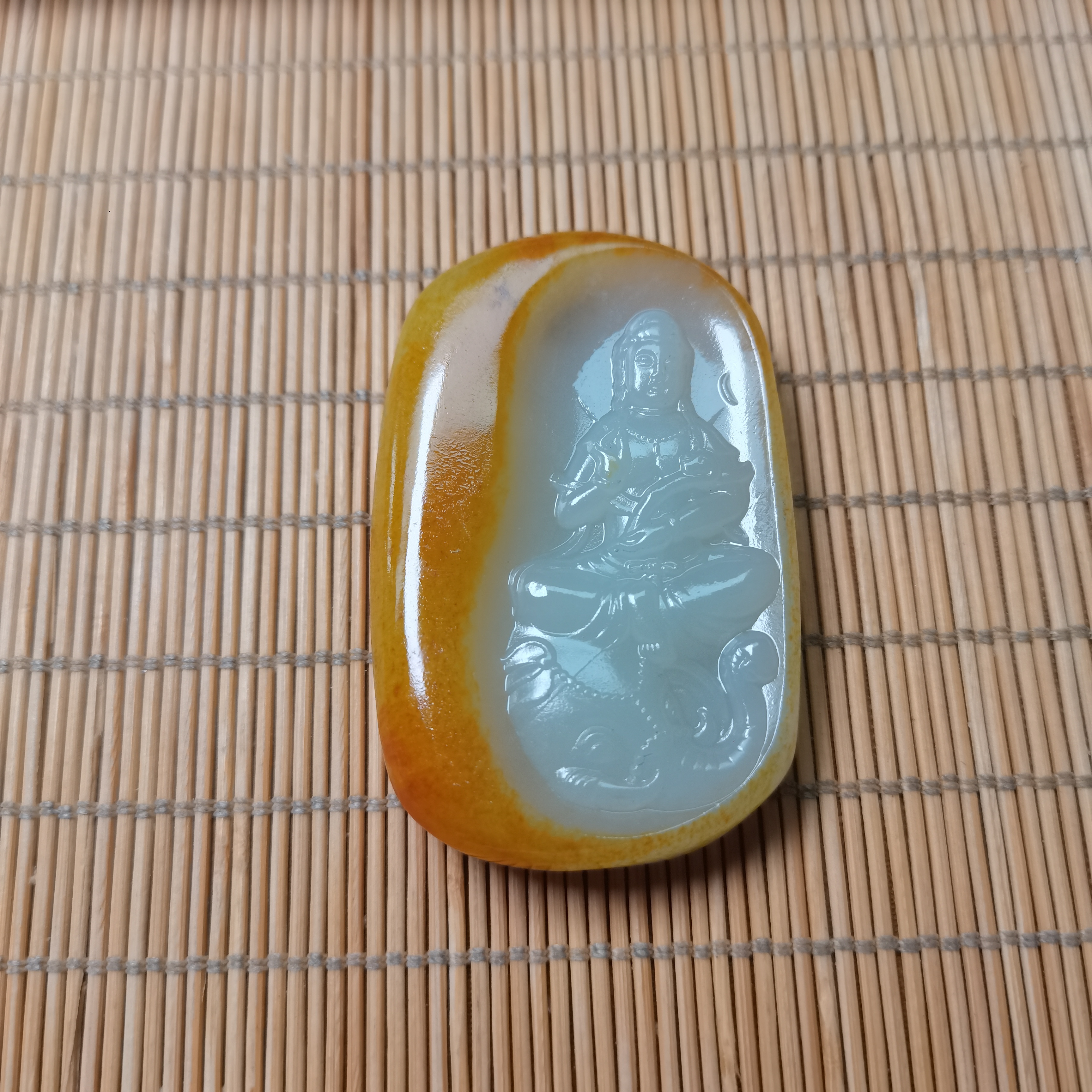 新疆和田玉普贤菩萨71克