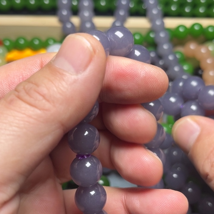 烟紫12mmmmmmm珠链