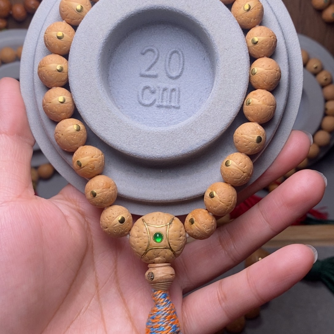 手串凤眼菩提11.5mm➕铜钉