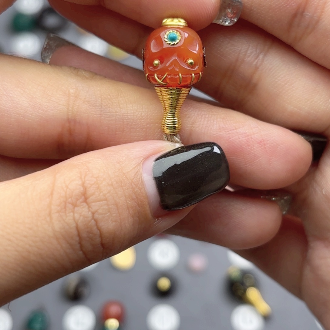 玛瑙/玉髓文玩配饰未镶嵌11+mm