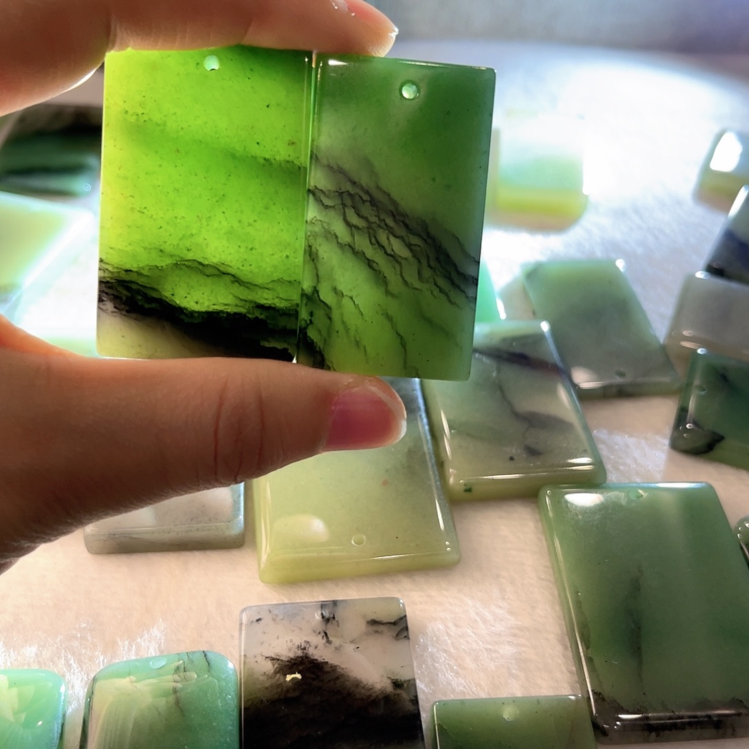 密玉（石英质玉）未镶嵌项链