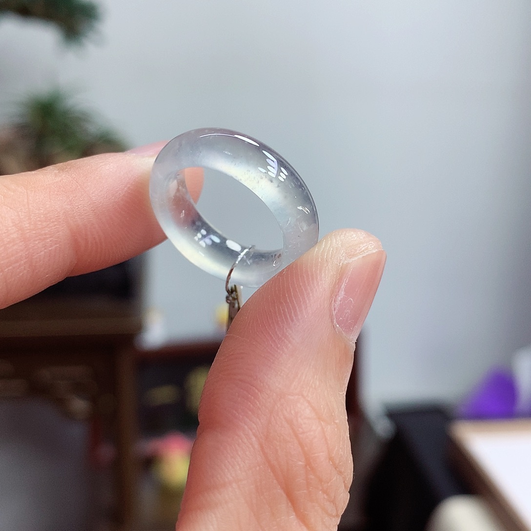 未镶嵌戒指翡翠8号