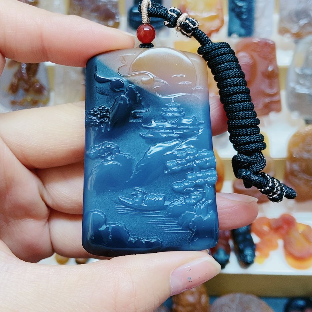 玛瑙/玉髓颈饰未镶嵌尹*风