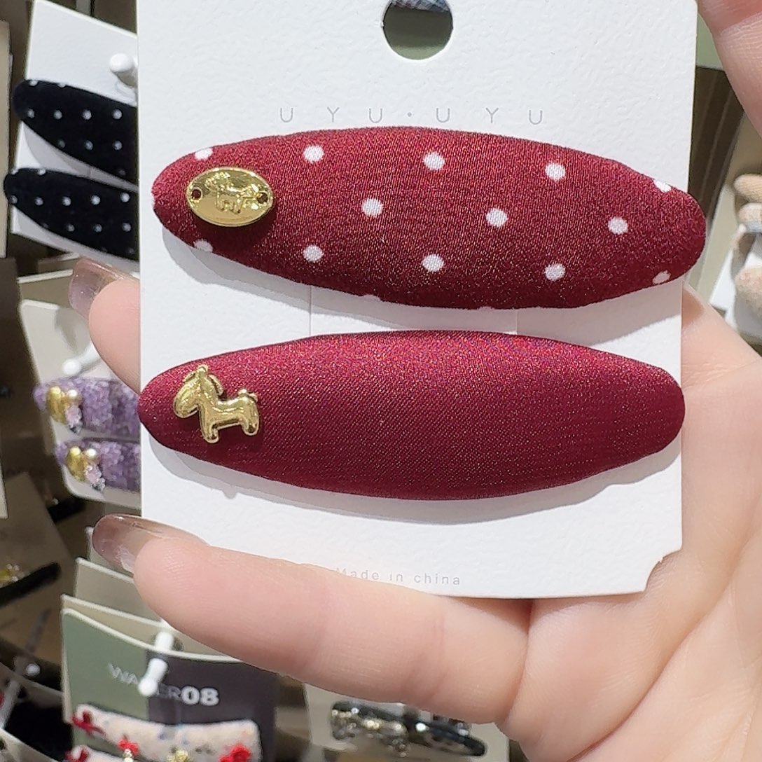 皮质铁合金波点小马