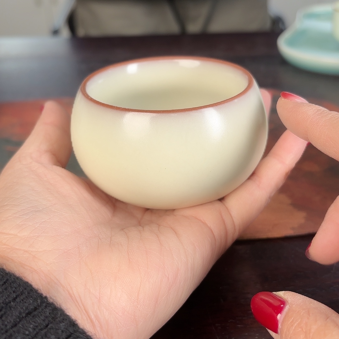 龙泉云间青瓷小米茶器