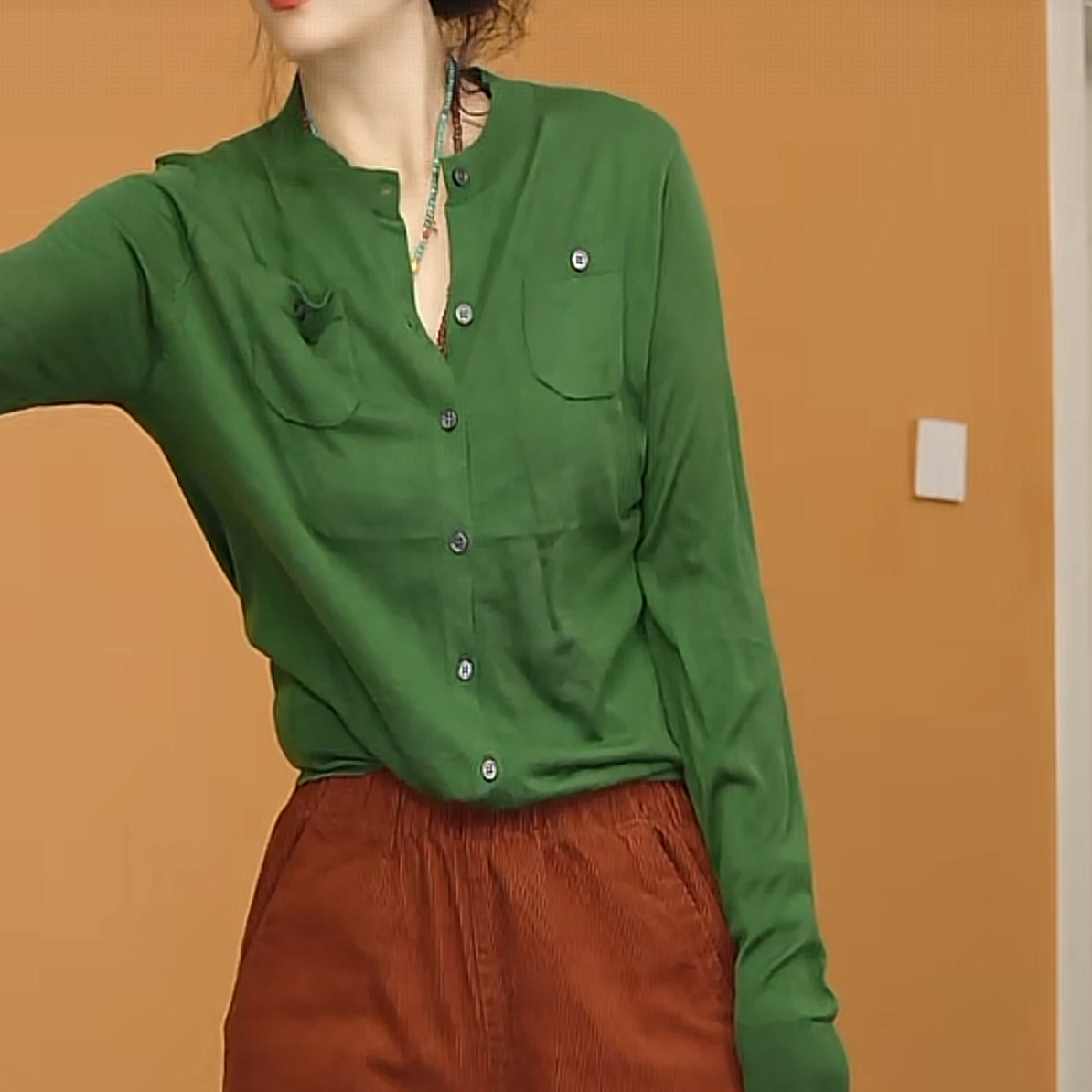 “长袖”防晒 空调 开衫针织衫