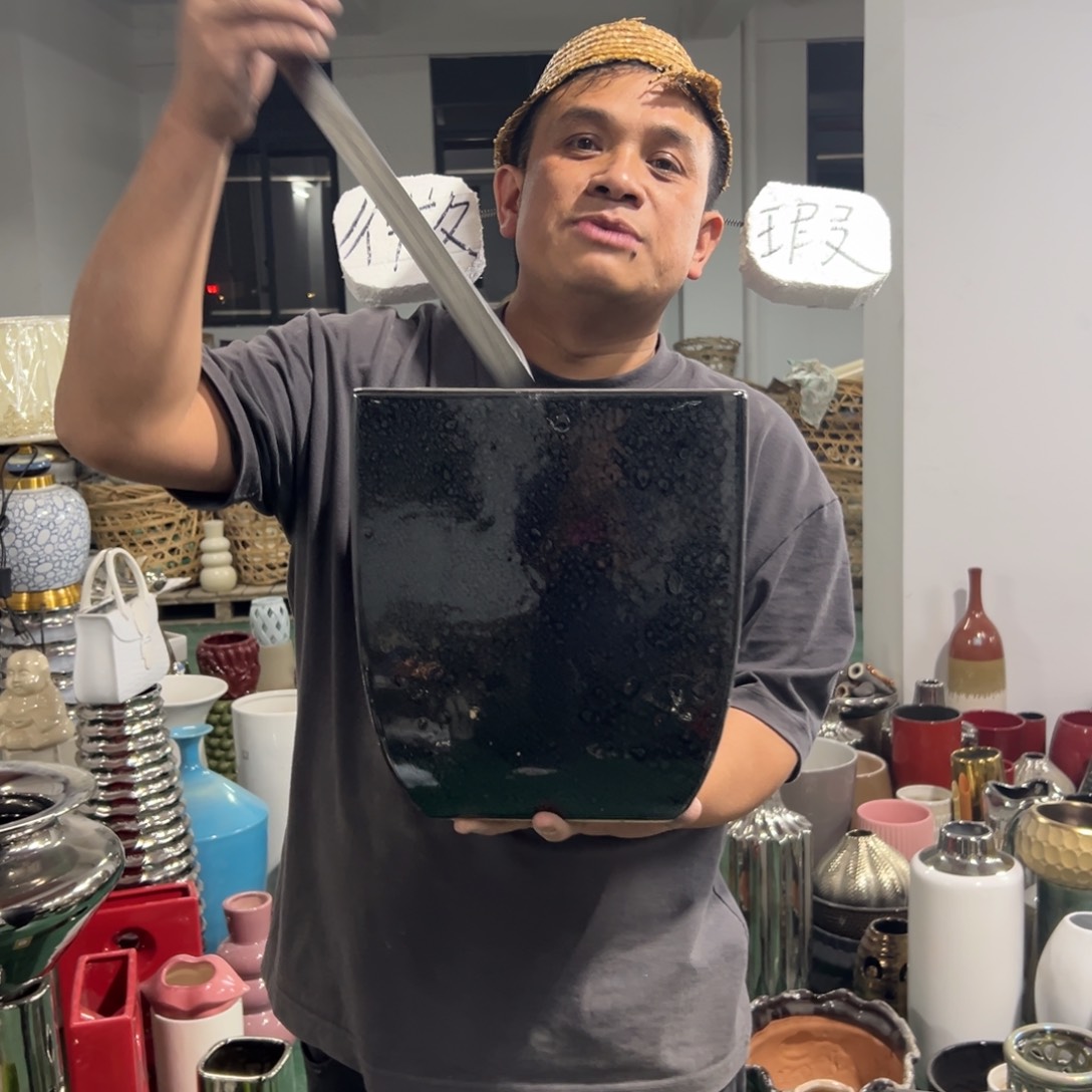 摆件150 号高中低温陶瓷工艺瓶（部分微瑕）