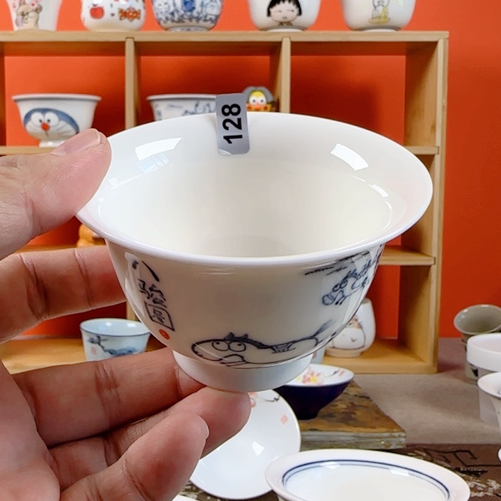 打****。非正品手绘陶瓷茶具