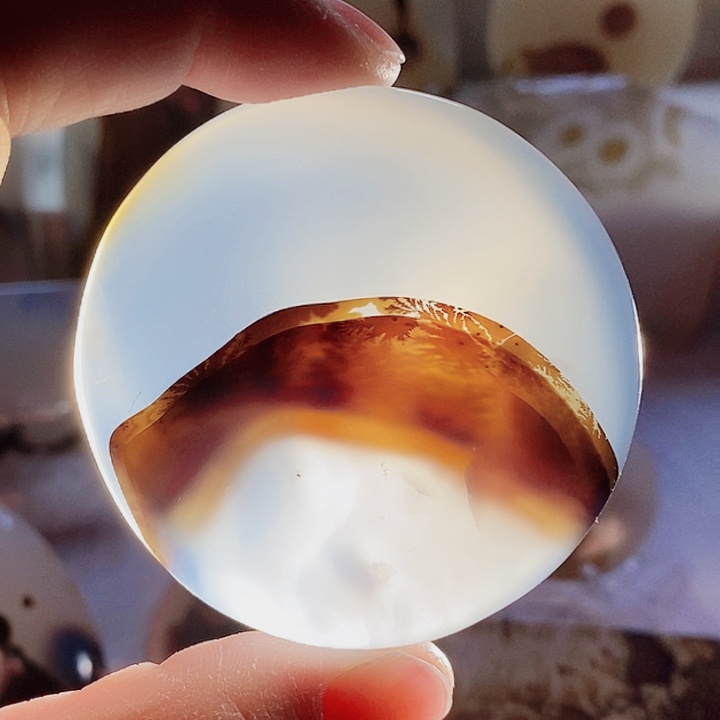 玛瑙/玉髓颈饰足银镀金镶嵌