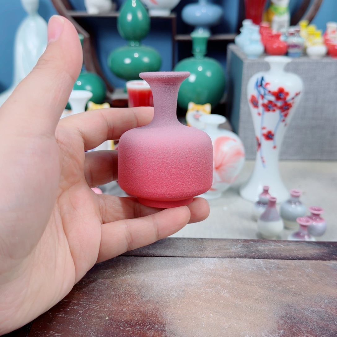 陶瓷手工小花器摆件