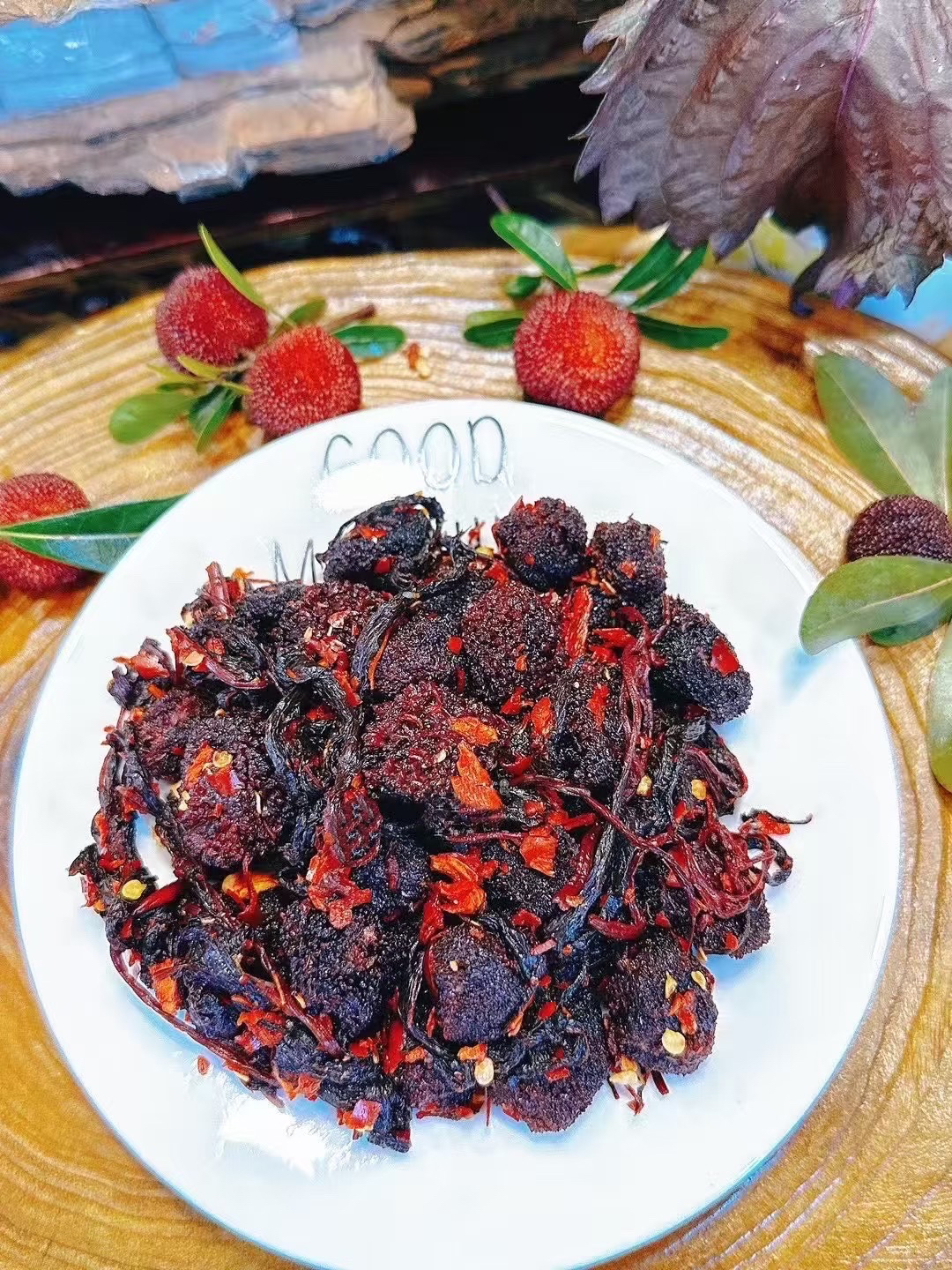 紫苏杨梅 酸甜开胃
