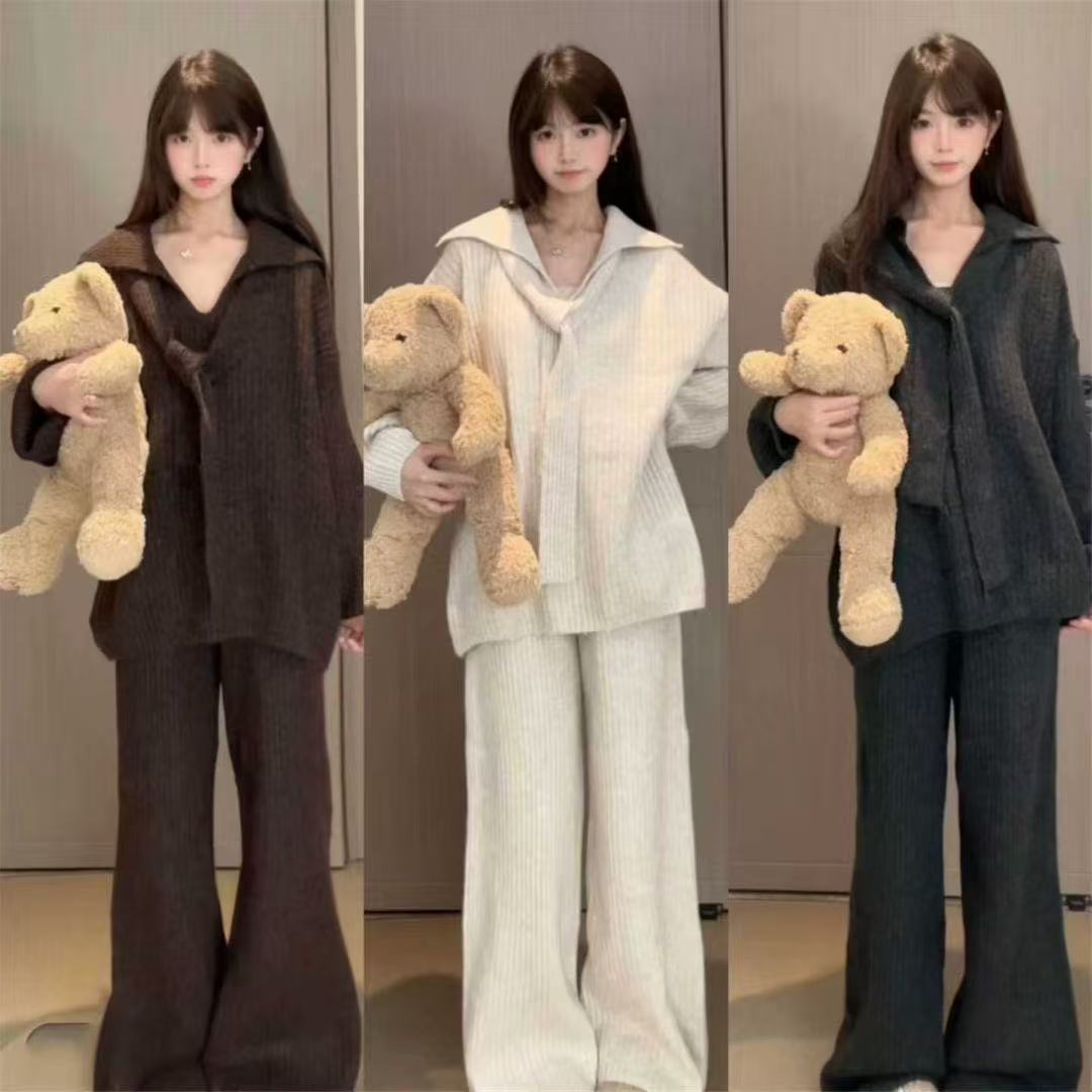 DIELAIYA糯米羊绒领带套装