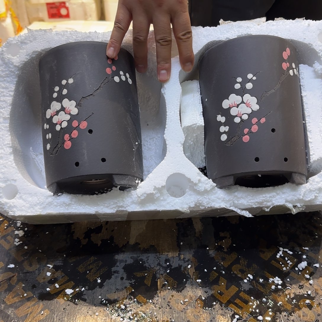 紫砂花盆口径14.18口径