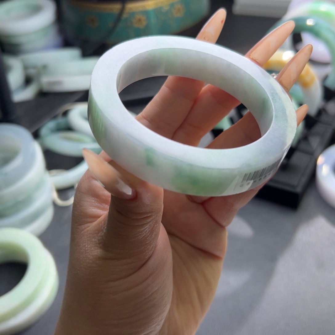 定制翡翠翡翠手镯未镶嵌芯*言
