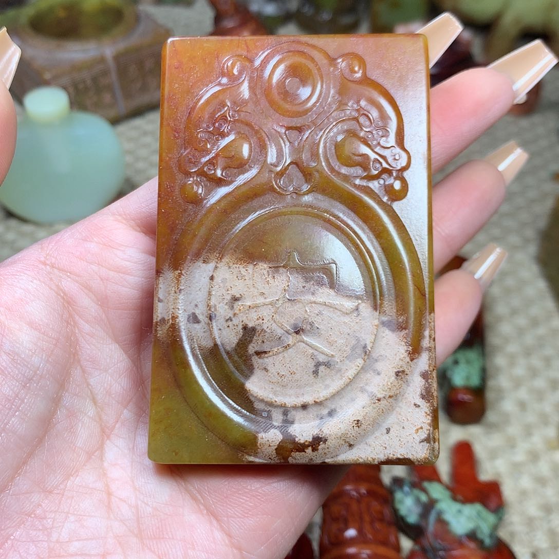 白玉菩提吊坠挂件