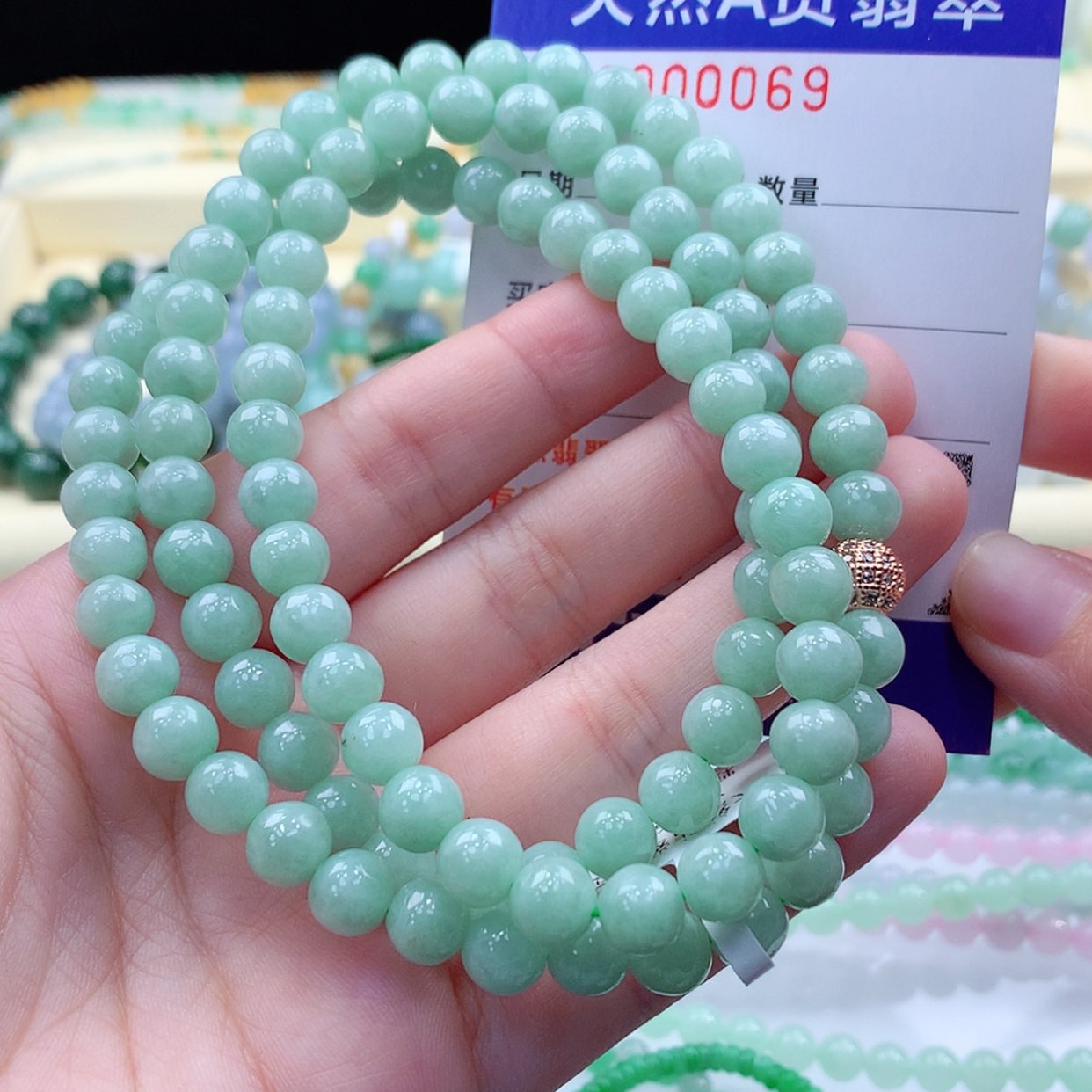 【闪购商品】翡翠项链未镶嵌独**头缅甸天然a货翡翠