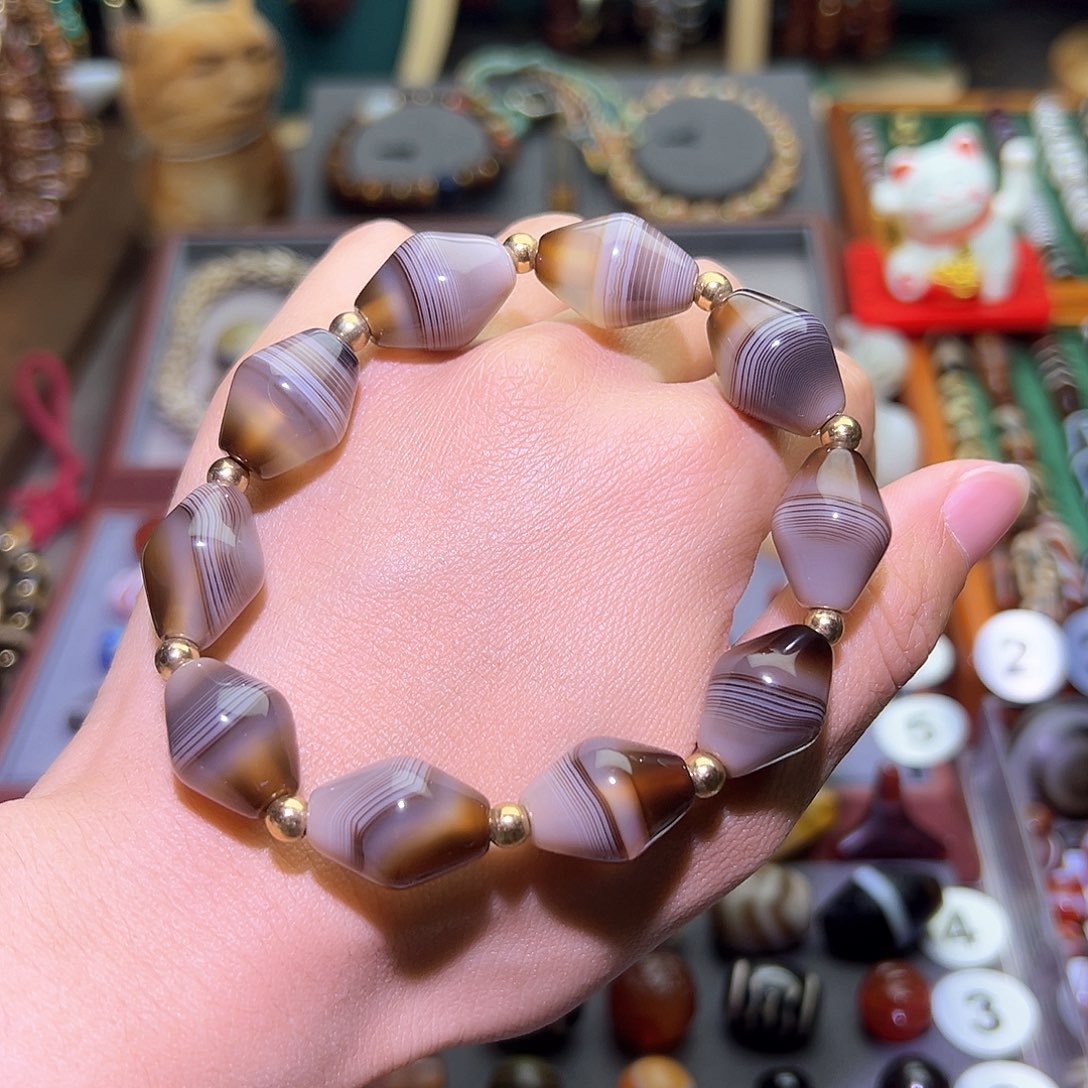 玛瑙/玉髓手串未镶嵌