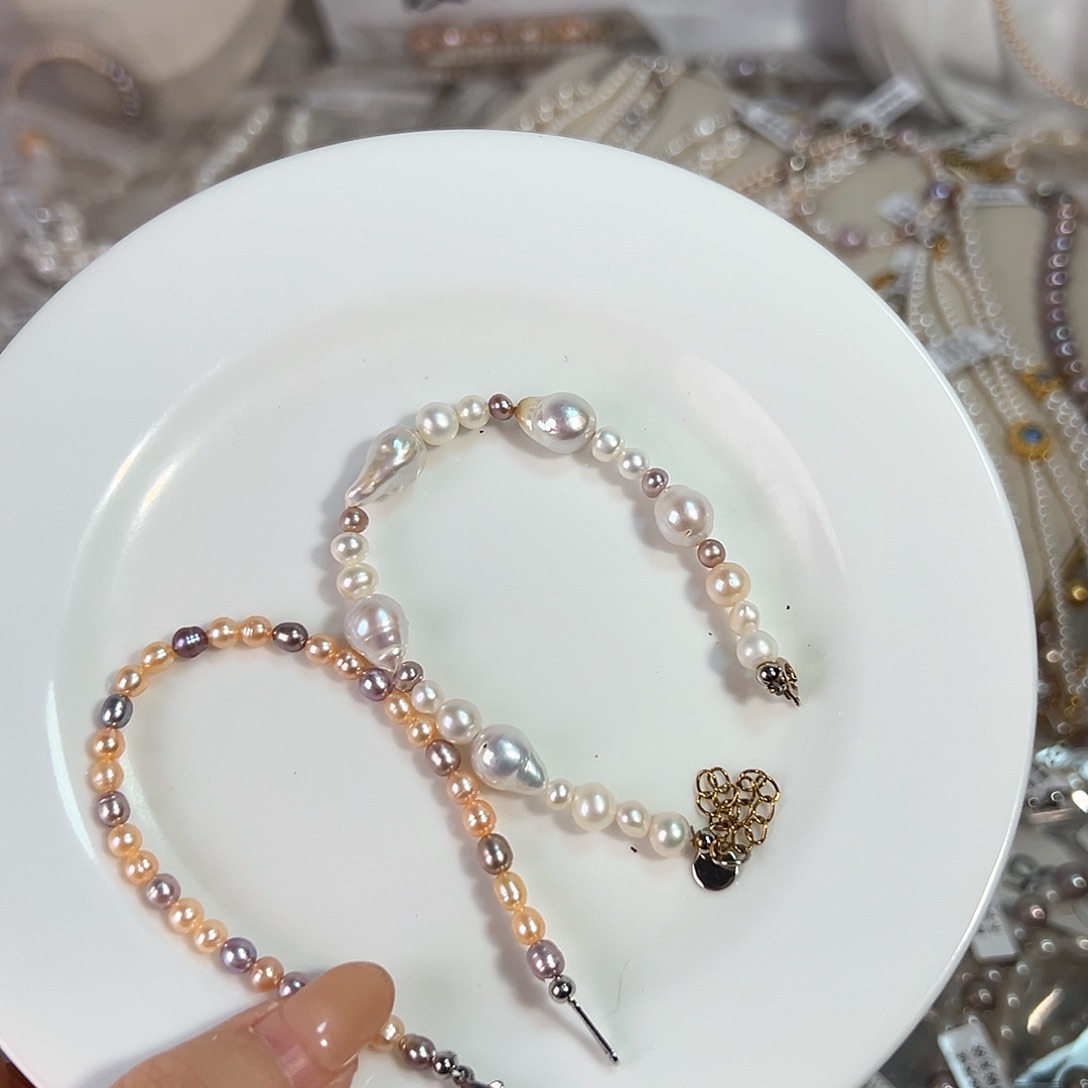 钛钢天然淡水珍珠淡水珍珠