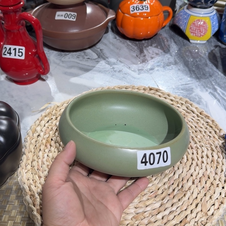 瓷片瑕疵陶瓷满18包邮4070