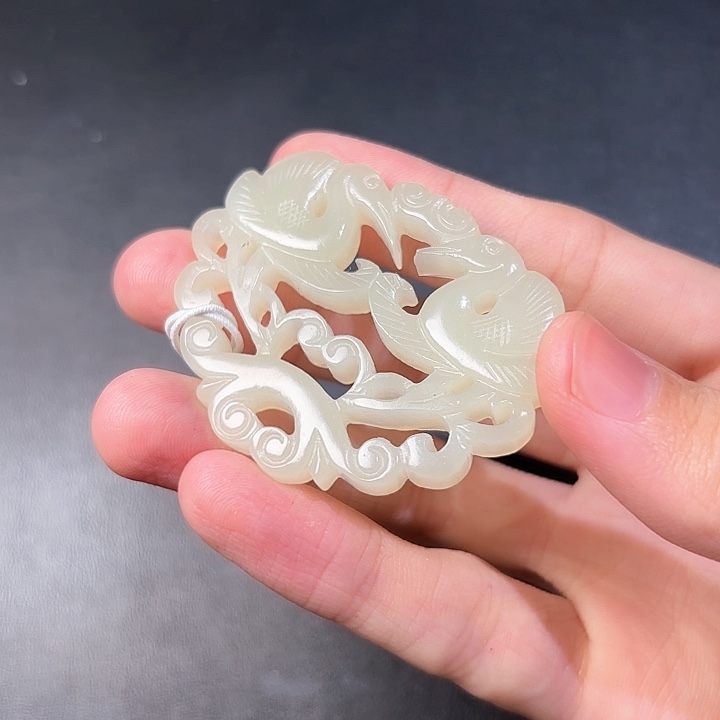 和田玉挂件未镶嵌叮*