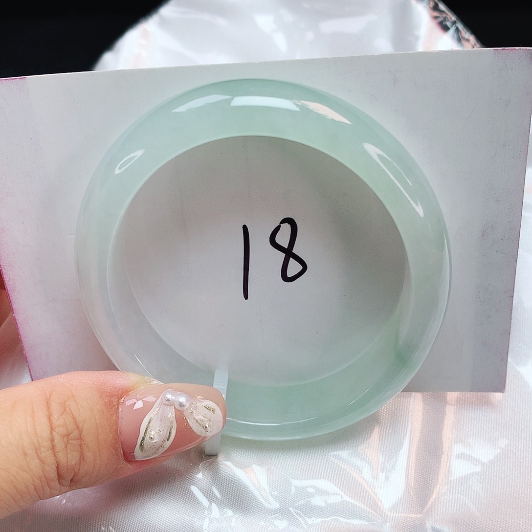 翡翠未镶嵌手镯贵妃54