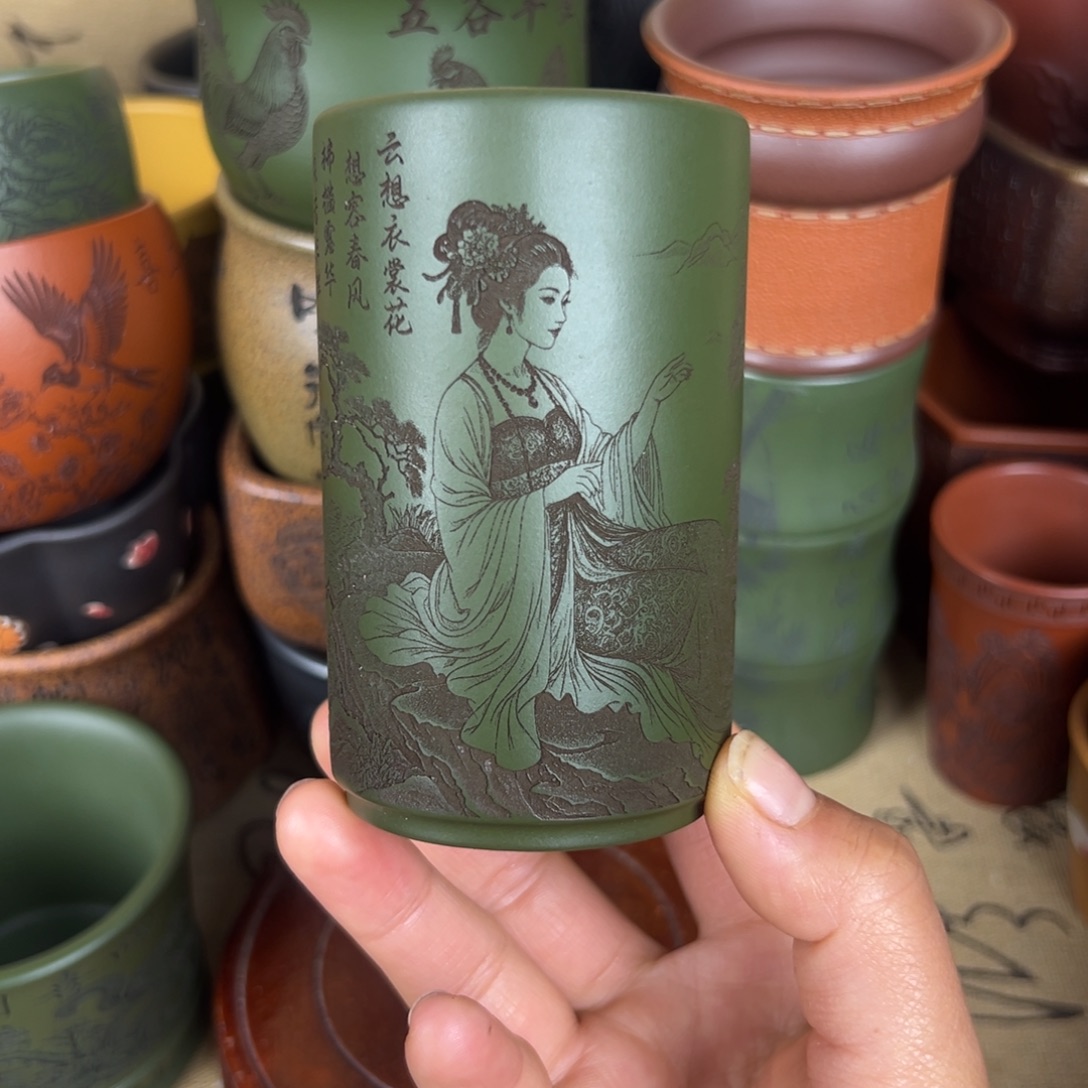 紫砂茶杯紫砂主人杯紫砂