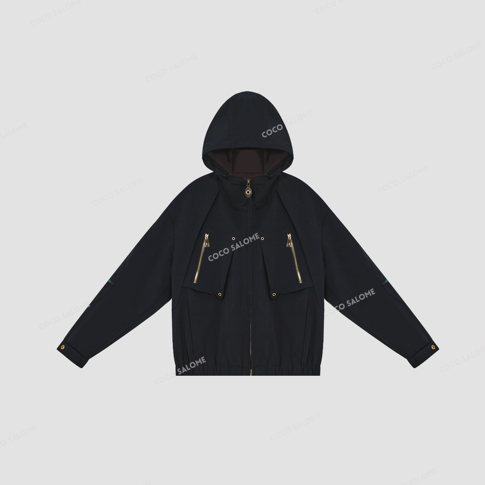 安安推荐【城市漫步】工装夹克连帽冲锋衣外套BW24D50497-WT