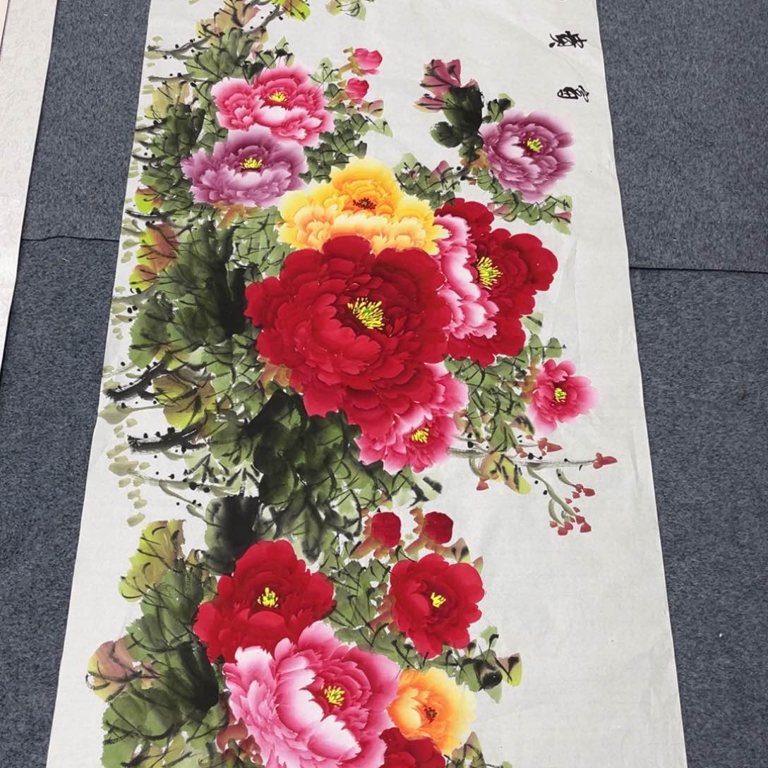 国画宣纸手绘，手工作品