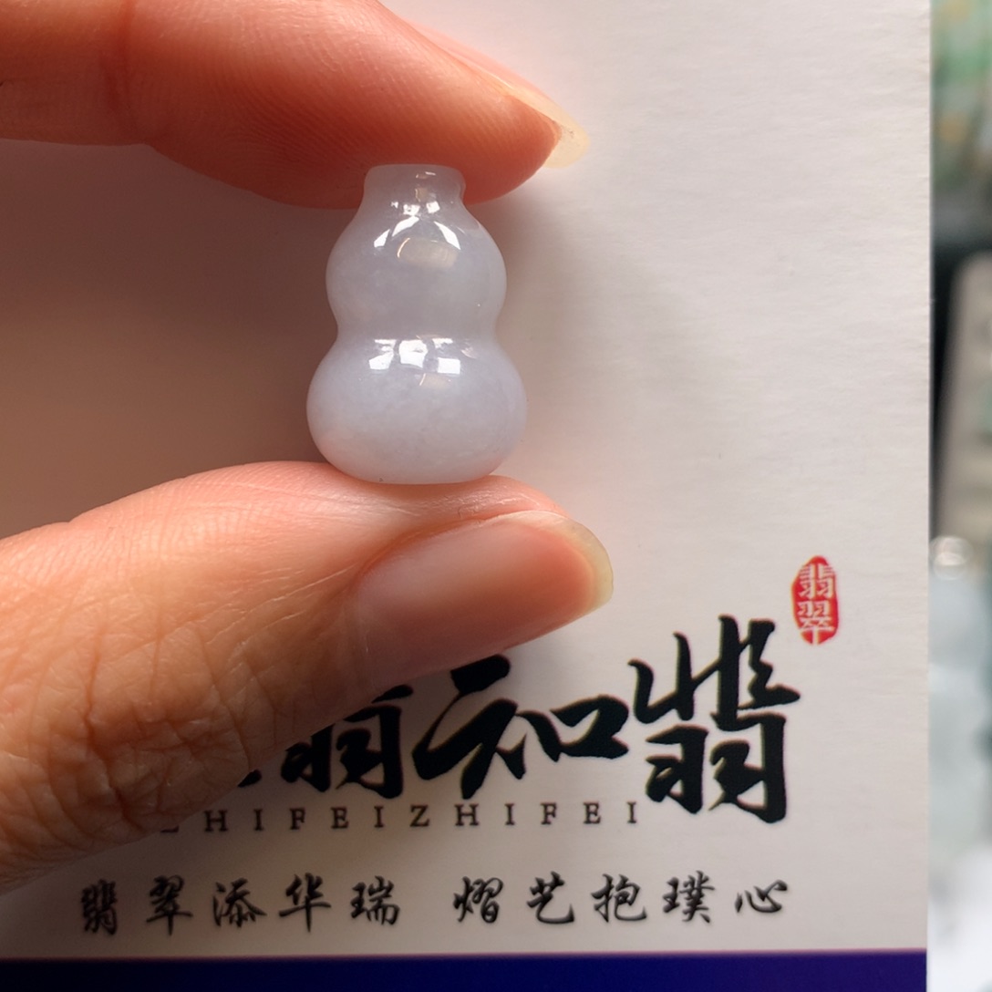 翡翠颈饰未镶嵌葫芦福禄满满