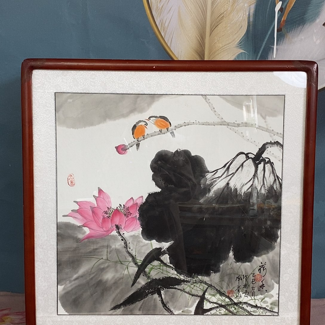 国画带框尺寸62厘米