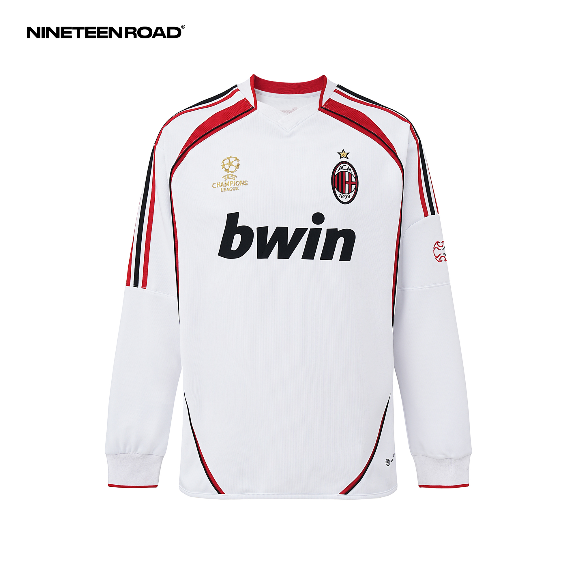 【AC Milan】- 圣西罗的荣耀-团队之星-潮流美式宽松刺绣球衣卫衣