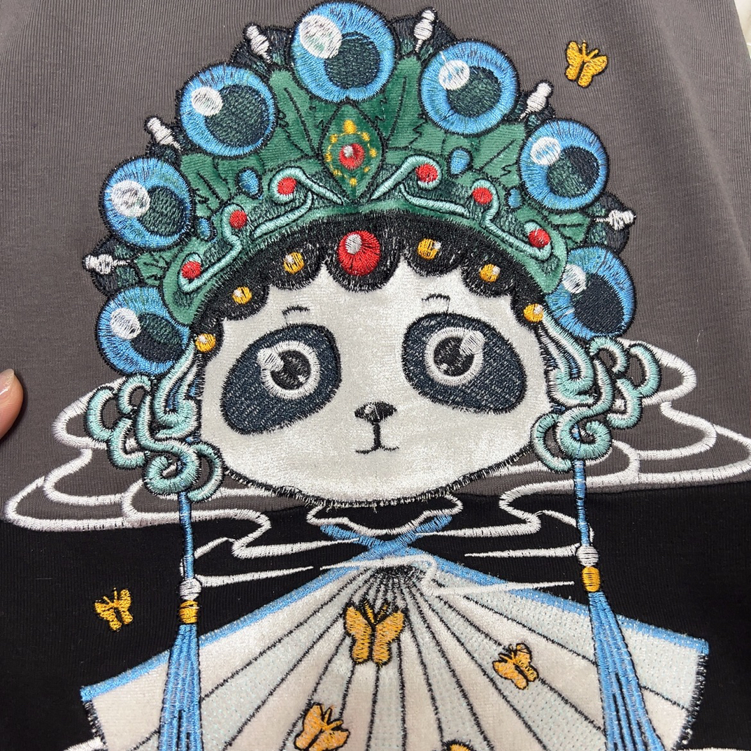 婴儿绒中国风新款刺绣汉服改良版连帽卫衣女加绒加厚宽松连衣裙