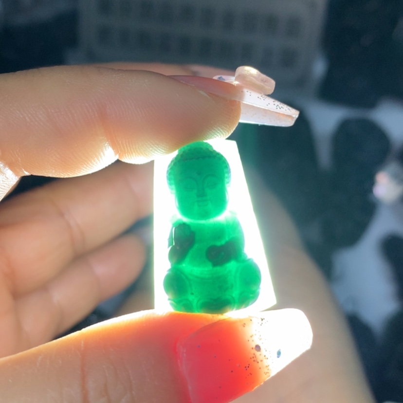 【闪购商品】翡翠颈饰未镶嵌宝宝佛