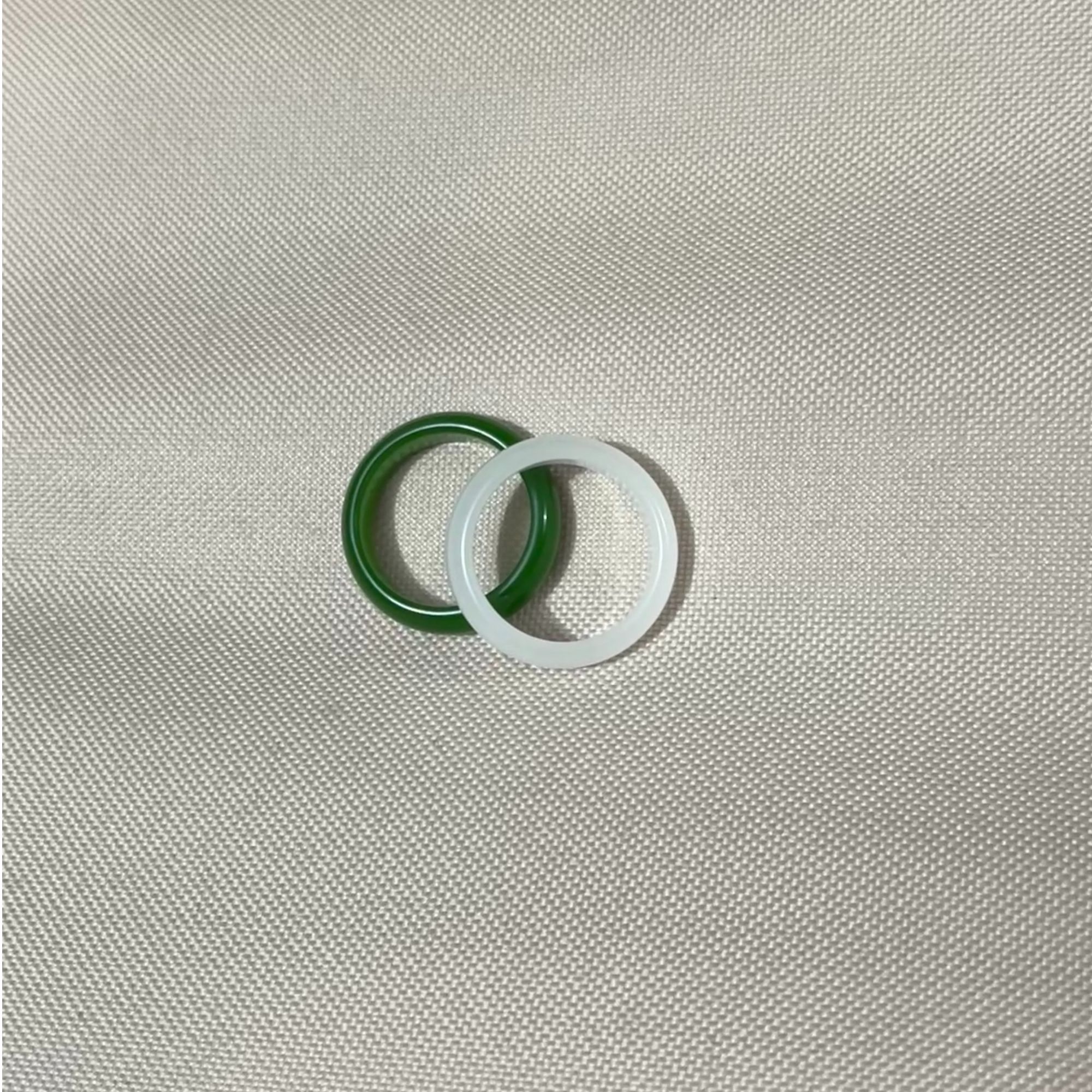 精选荔枝冻满绿男女情侣款戒圈气质百搭精品多样性发一