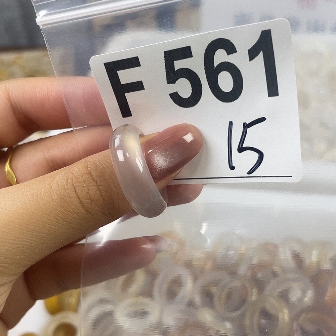 玛瑙/玉髓戒指合金561