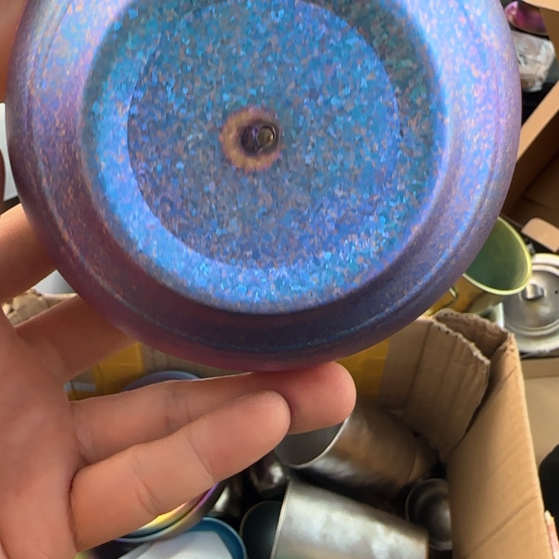 金属一个儿童炫彩碗