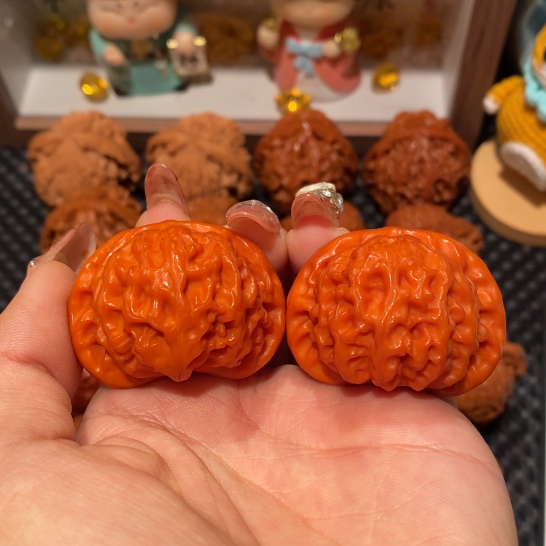 吊坠桃核39.8玉化宫灯，